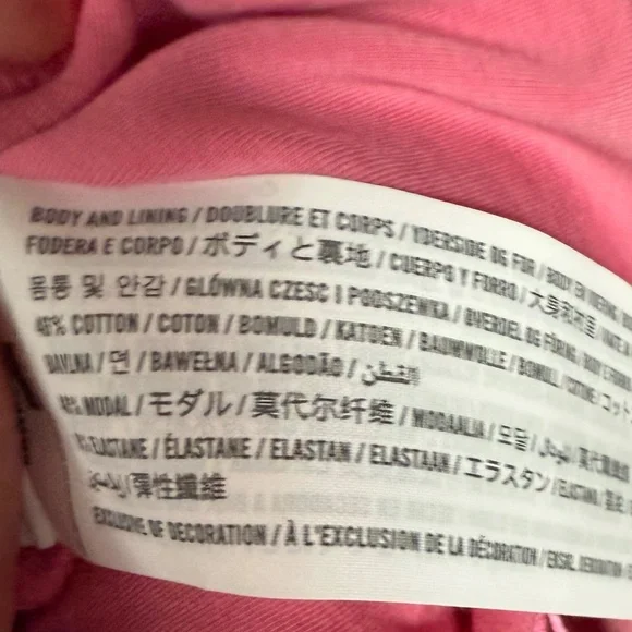 Abercrombie & Fitch Asymmetric Pink One-Shoulder‎ Twist Top Sz XL - Picture 6 of 6